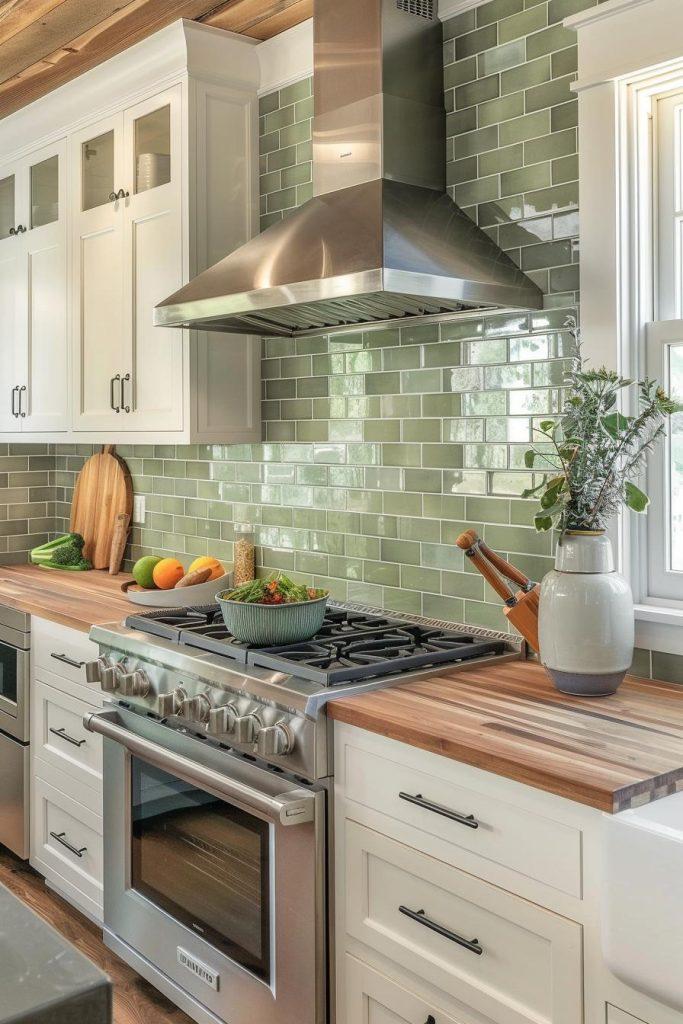 Colorful​ backsplashes provide a pop of⁤ personality in your⁢ farmhouse kitchen