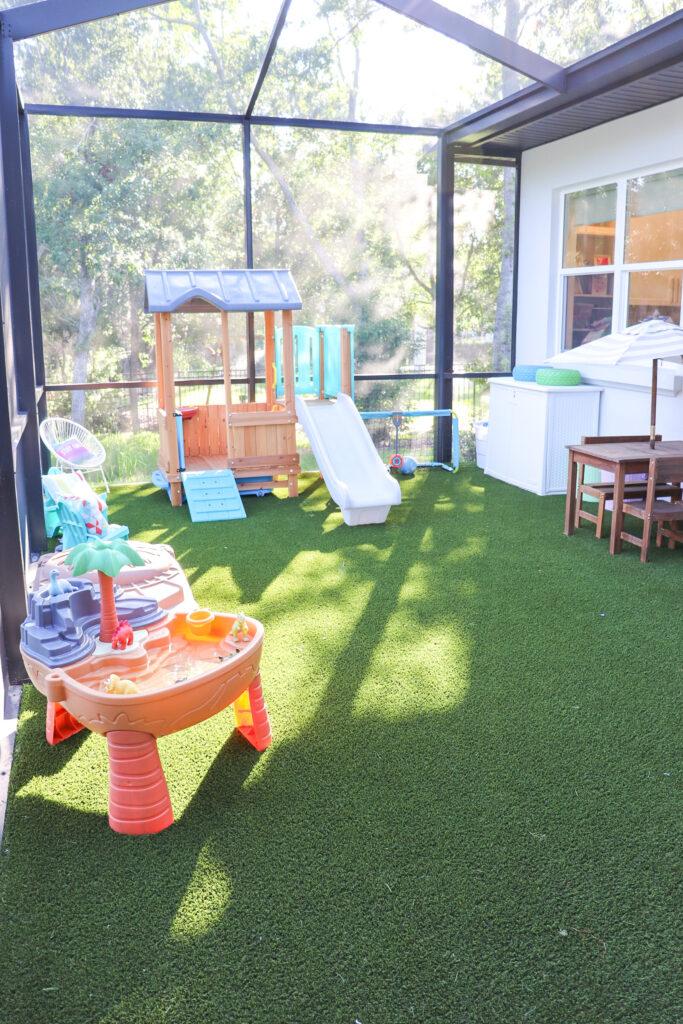 Create⁣ a childrens play zone to⁤ enhance ⁢your backyard design for family fun