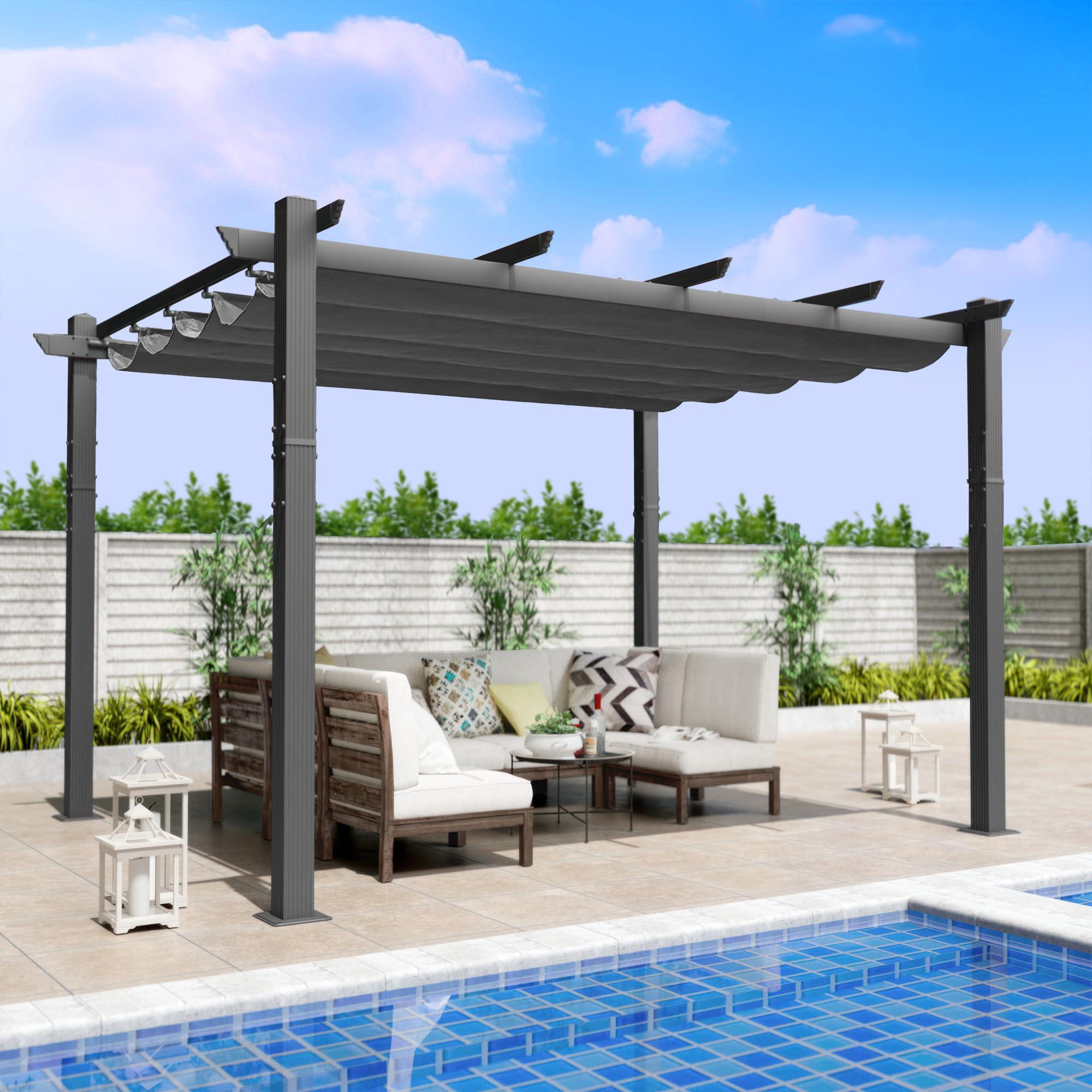 Design a shaded pergola for ultimate relaxation ‍in your modern⁣ backyard space