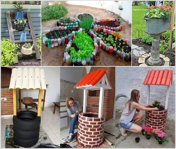 Use ‍recycled materials for‌ unique, ‍eco-friendly backyard⁤ design⁢ elements