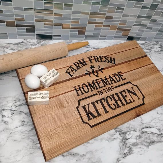 Handcrafted cutting⁣ boards ‍that add character to your farmhouse kitchen countertop