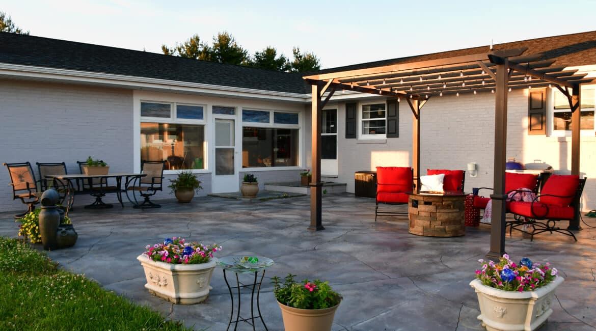 Create a multifunctional space with zones in your innovative patio design approach