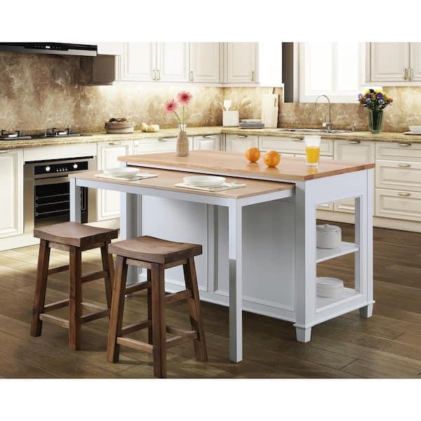 Consider a pull-down or pull-out table for casual meals in your Galley Kitchen