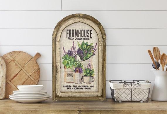 Fresh herbs in pots ⁣bring life and flavor ‍to your farmhouse kitchen⁤ decor