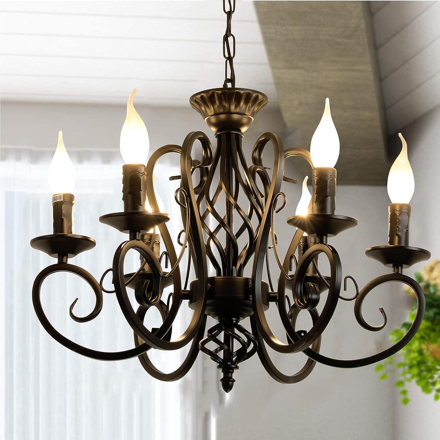 Light fixtures‍ with ‌wrought iron elements enhance the charm of a ​country⁤ kitchen