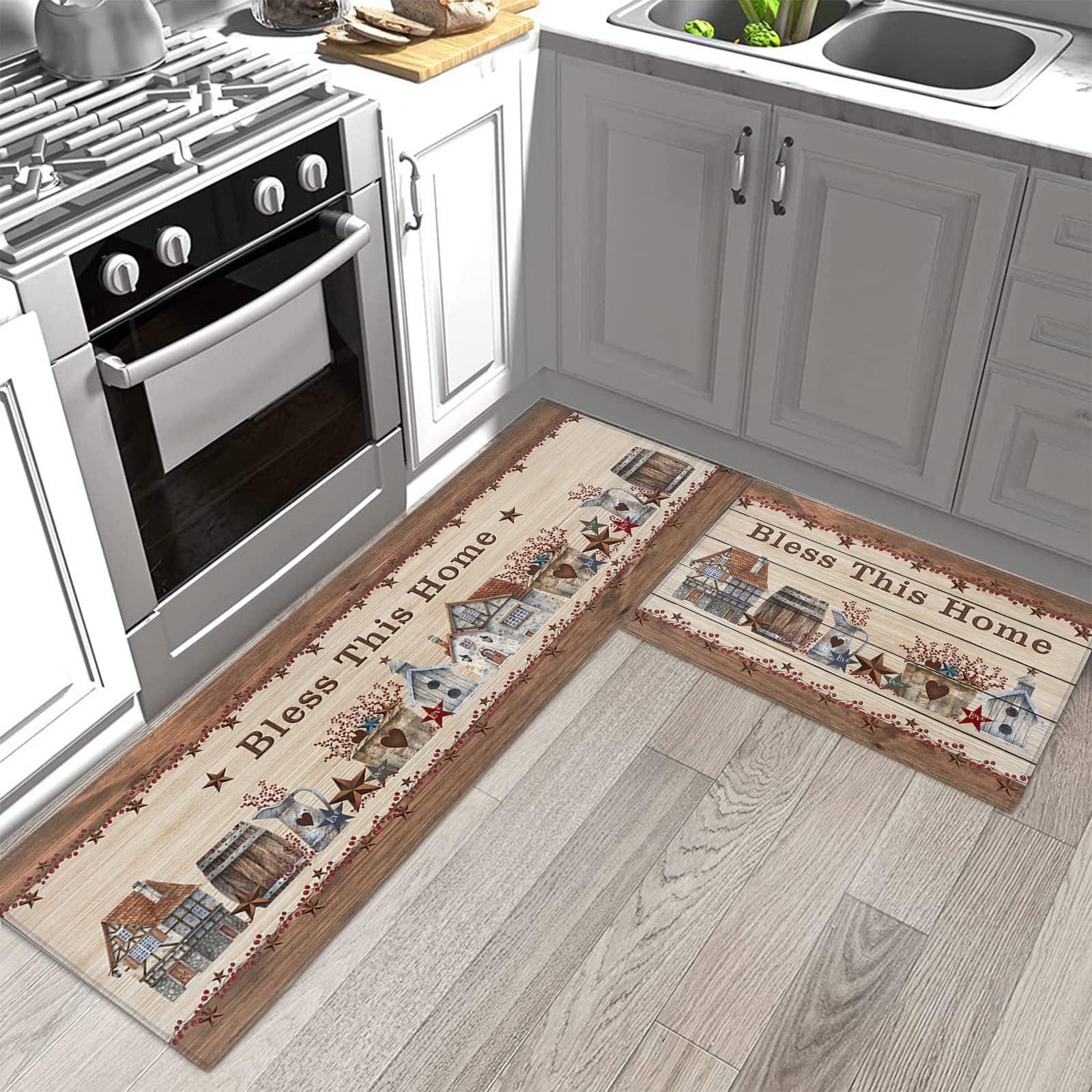 Soft, ‍comfortable⁢ rugs to warm up the floors⁣ in your country‌ kitchen