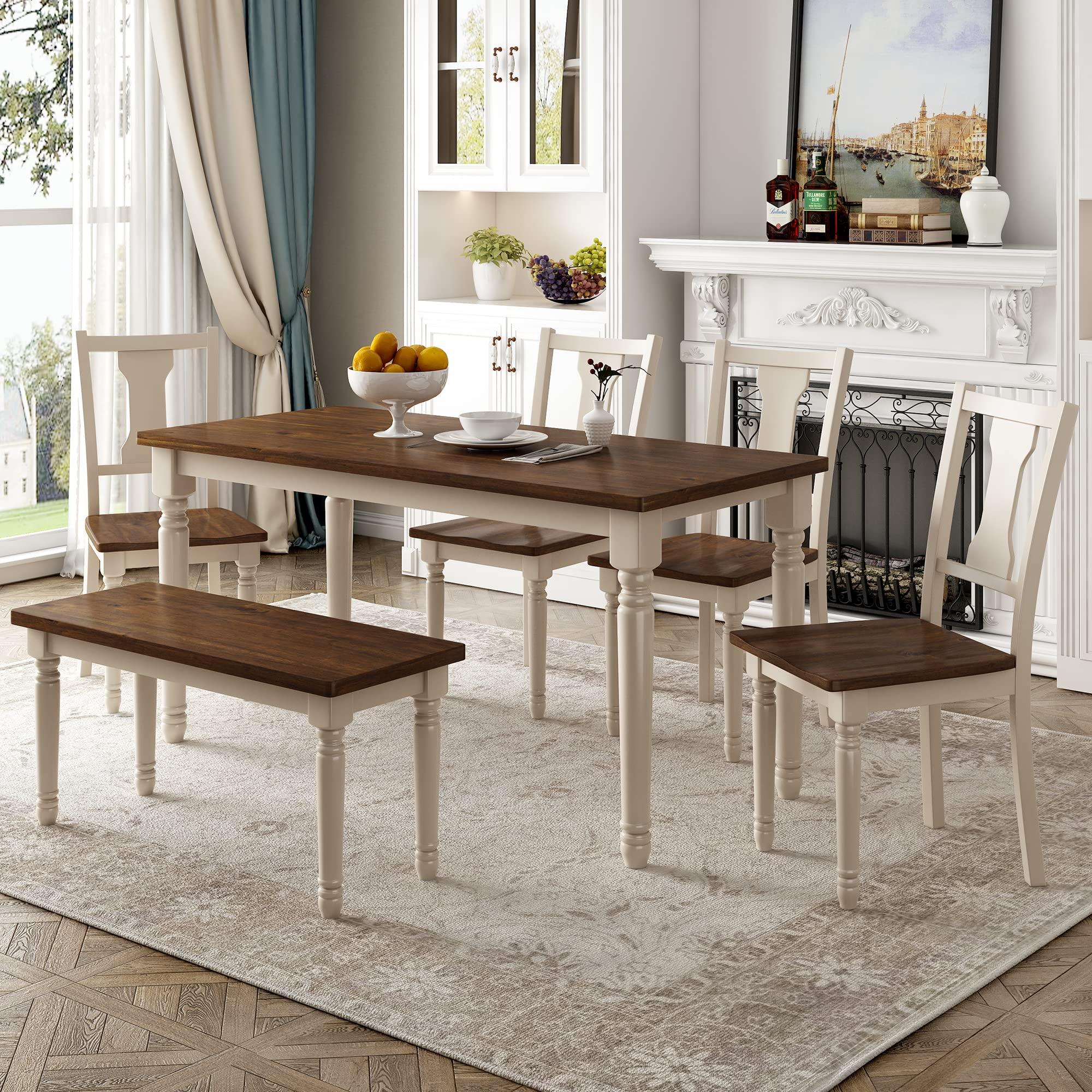 A rustic farmhouse ​table ⁤is perfect for family ⁣meals in your ⁣farmhouse kitchen