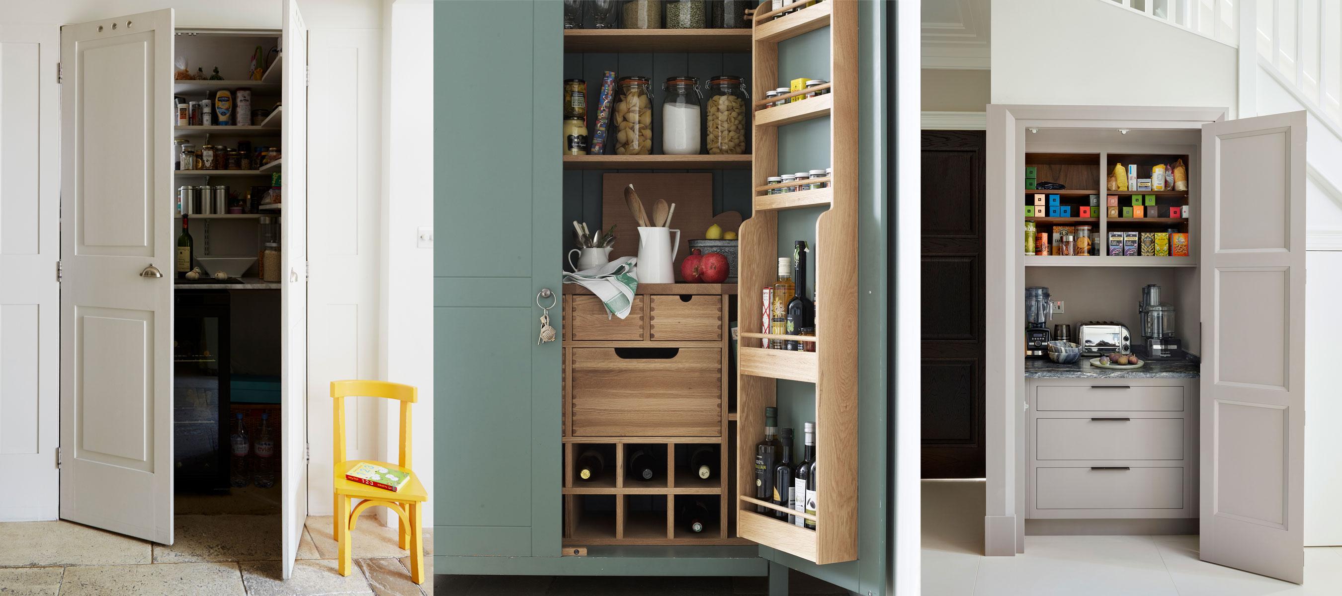 Utilize a pull-out pantry under stairs kitchen to save space without sacrificing function