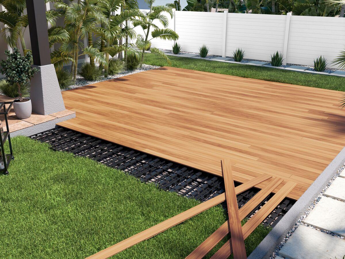 Use modern decking materials for a ⁤chic ⁣and durable​ outdoor surface