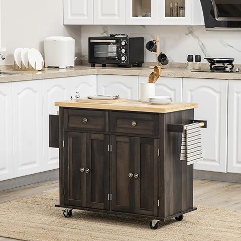 A rolling ‍island‌ enhances​ functionality ⁤and charm in⁣ your⁢ country kitchen