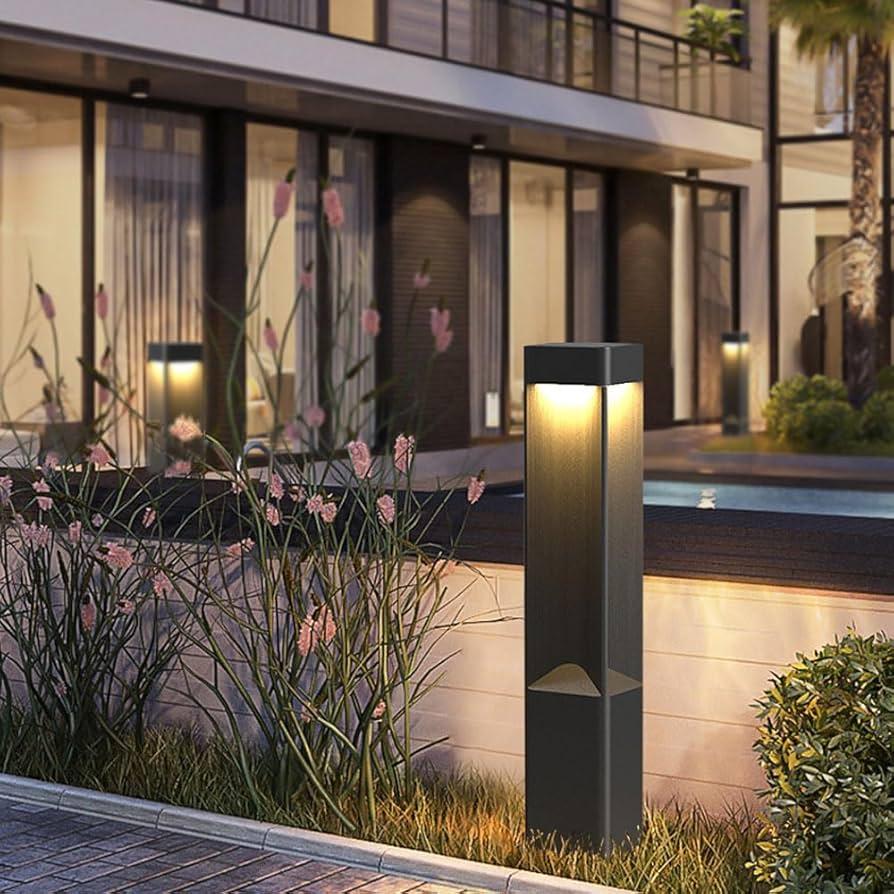 Install smart lighting to highlight​ features in modern landscape design