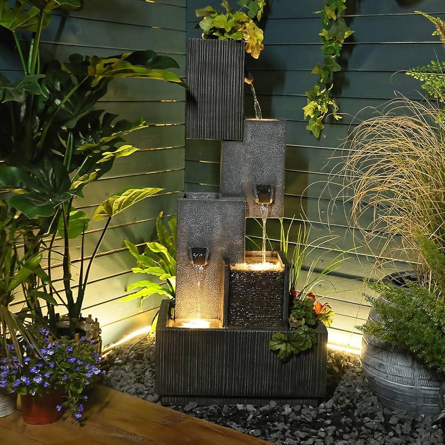 Water features introduce tranquility and allure in your patio ⁤design