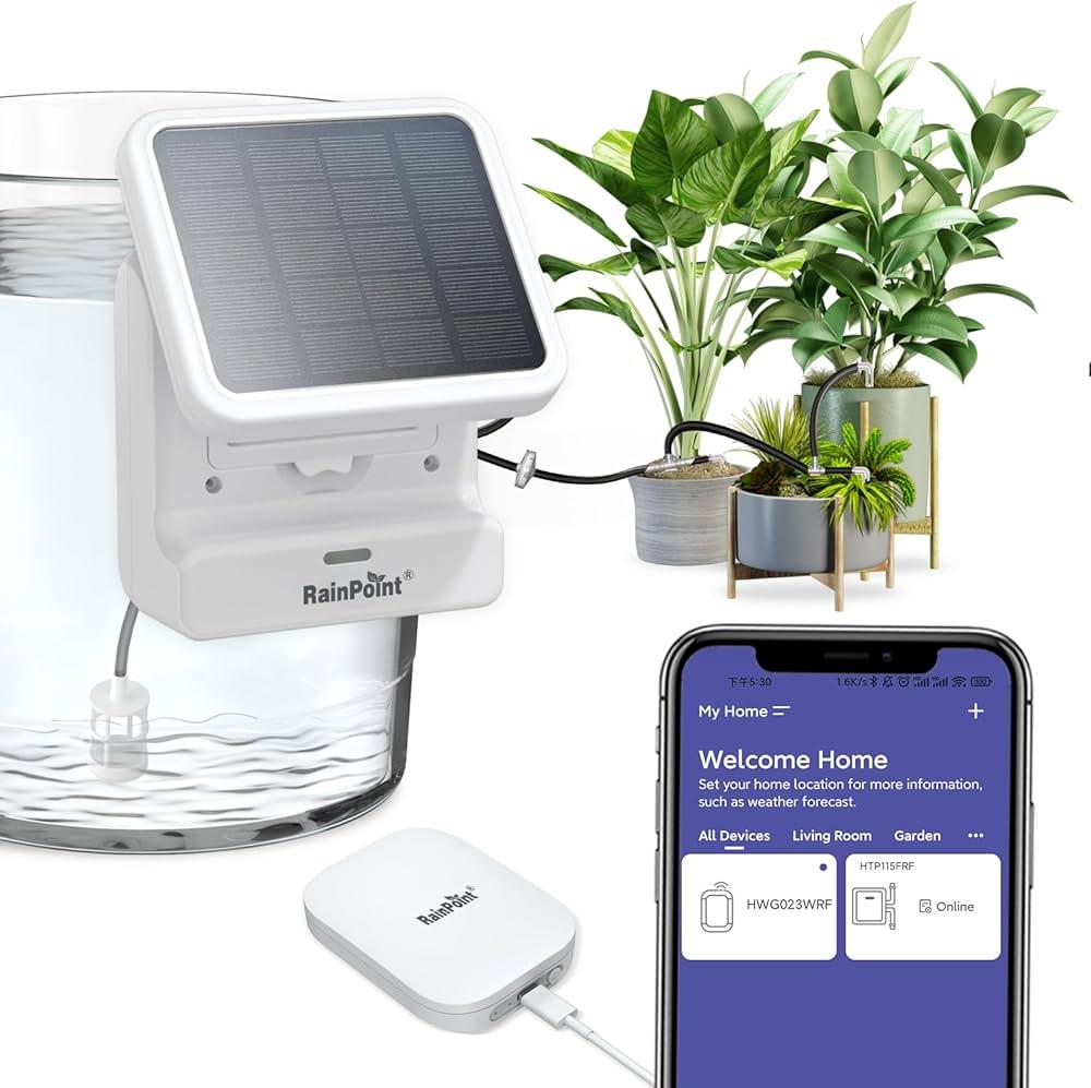 Integrate smart technology for lighting and irrigation solutions in​ your modern backyard