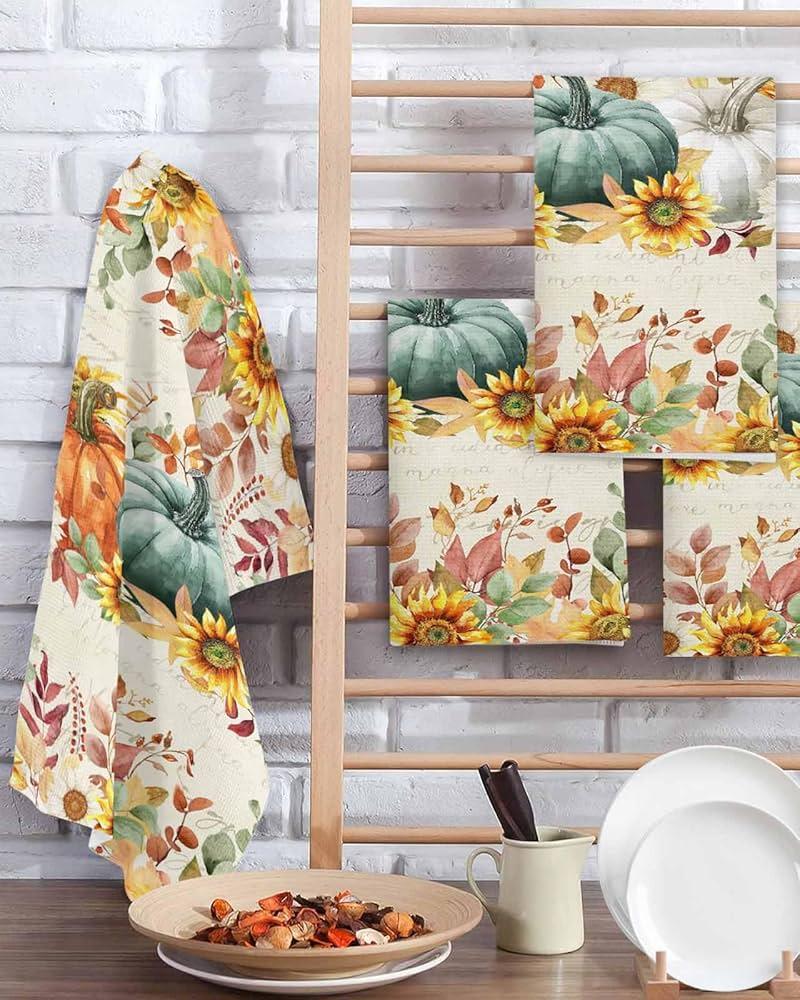 Colorful dish towels ⁣that ‌infuse personality ‌into your​ country kitchen