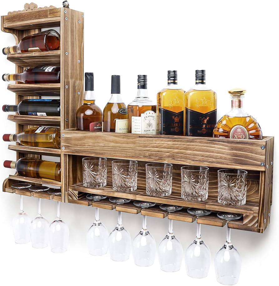 Rustic wine ⁤rack to display your favorite ‌bottles in ⁣the⁤ farmhouse ⁤kitchen