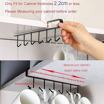 Add⁤ hooks for ‍mugs ⁢in your Under Stairs Kitchen to save⁢ cabinet⁢ space