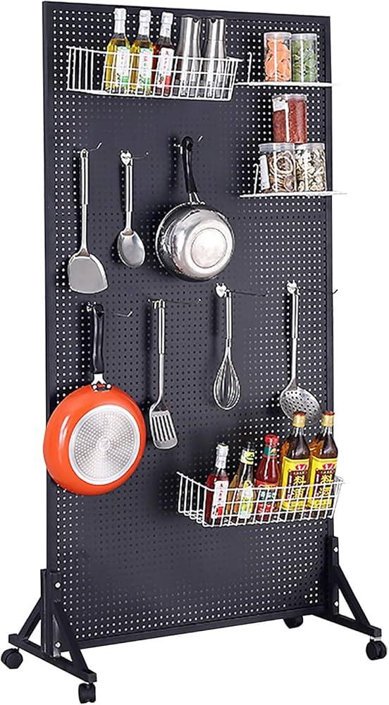 Install a pegboard⁣ in your Under ‍Stairs Kitchen for flexible tool storage solutions