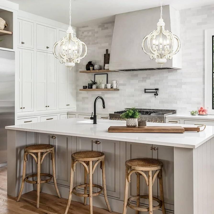 Unique light fixtures illuminate ​your country kitchen while⁤ adding‌ style