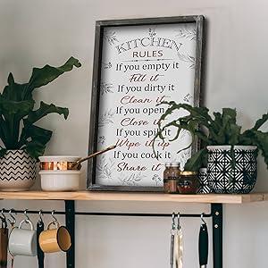 Statement wall art can express your personality within the ⁣farmhouse kitchen