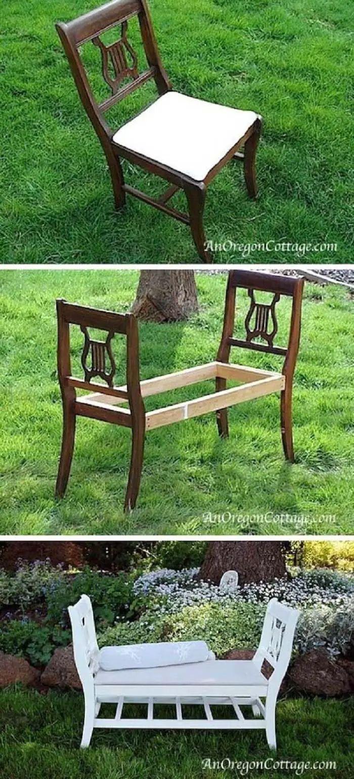 Repurpose⁤ old​ furniture for unique seating options in your creative⁤ backyard design