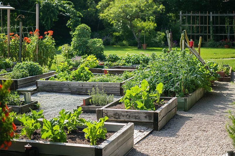 Design a ⁤functional vegetable garden that harmonizes with the overall landscaping design