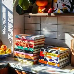 Vintage​ cookbooks stacked on a ⁣countertop inspire culinary creativity in your country kitchen