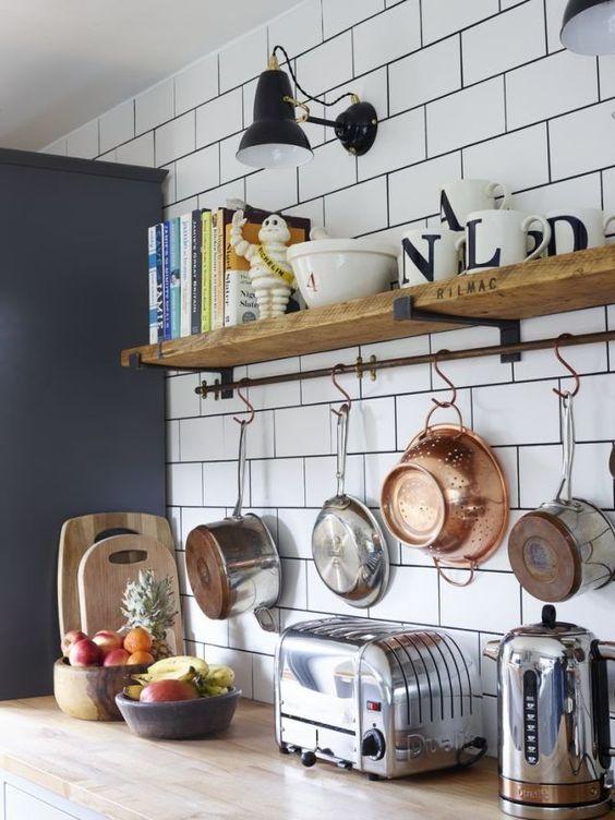 Utilize vertical space with wall-mounted shelves⁤ in your galley kitchen