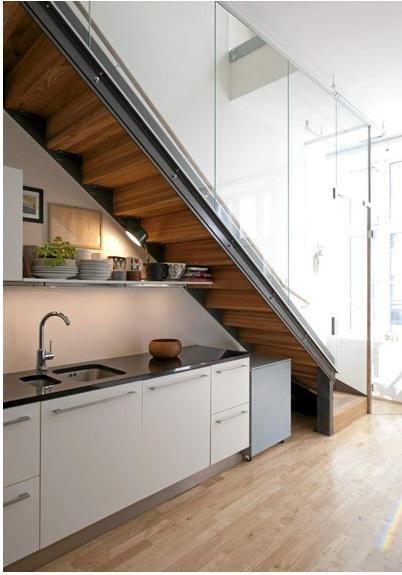 Install‍ a countertop‍ in your Under Stairs ⁤Kitchen for additional prep space