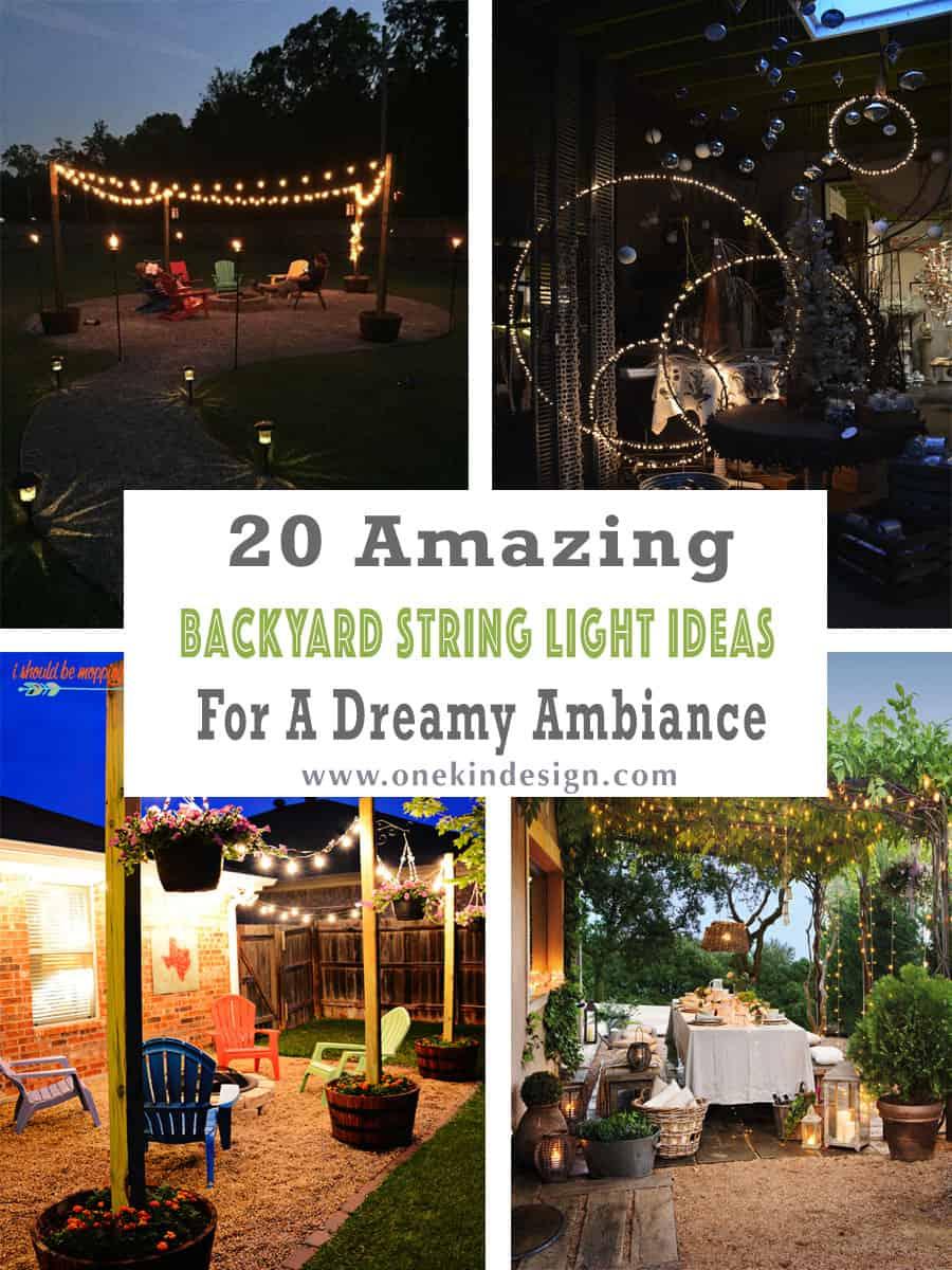 Hang outdoor fairy lights to ‍create a ​magical ambiance⁤ in your backyard design