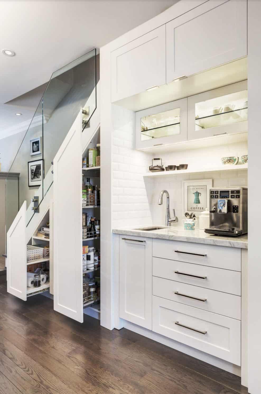 Use‌ bold colors to energize your‍ Under Stairs Kitchen and create a statement