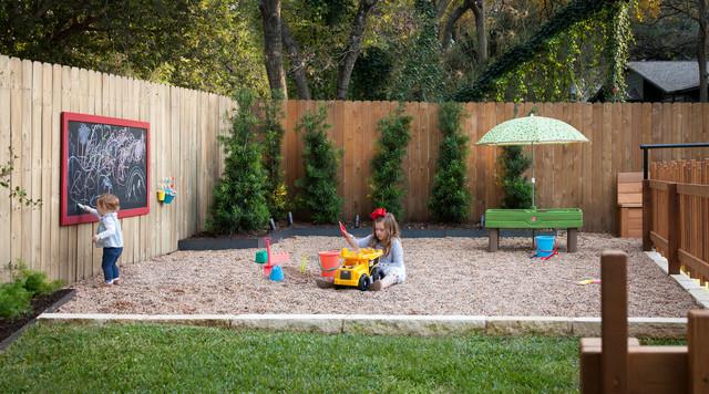 Design a children’s play area for fun and safety in your backyard design