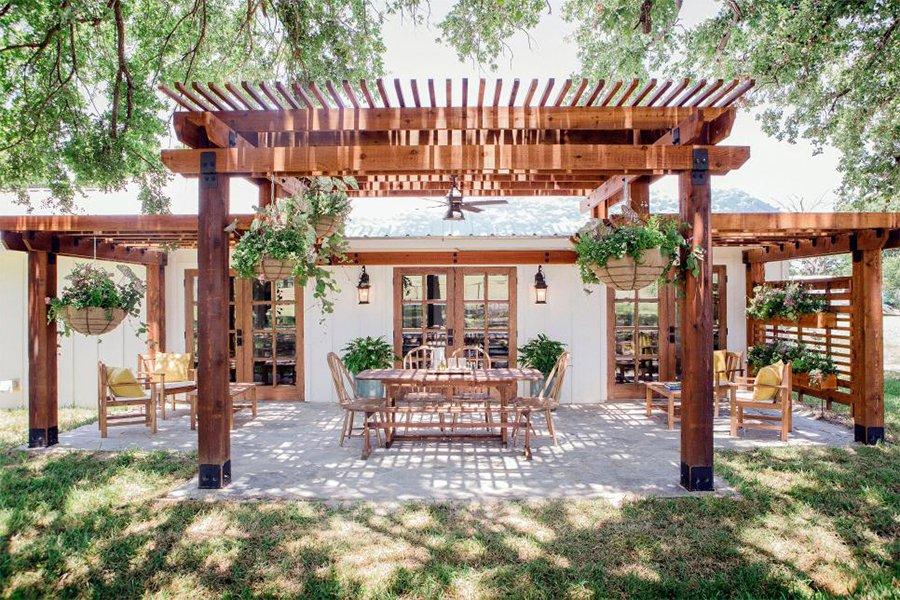 Romantic Arbors: Frame your patio design with beautiful arbors for an enchanting atmosphere