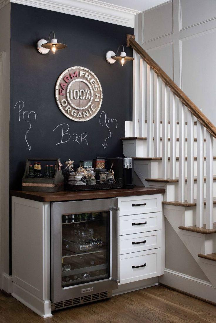 Create a mini‍ coffee⁣ station⁢ in your under‍ stairs ⁤kitchen‌ for daily caffeine fix