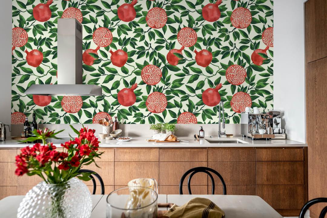 Delightful wallpaper patterns tell stories and enhance the charm of⁢ a ⁢country kitchen