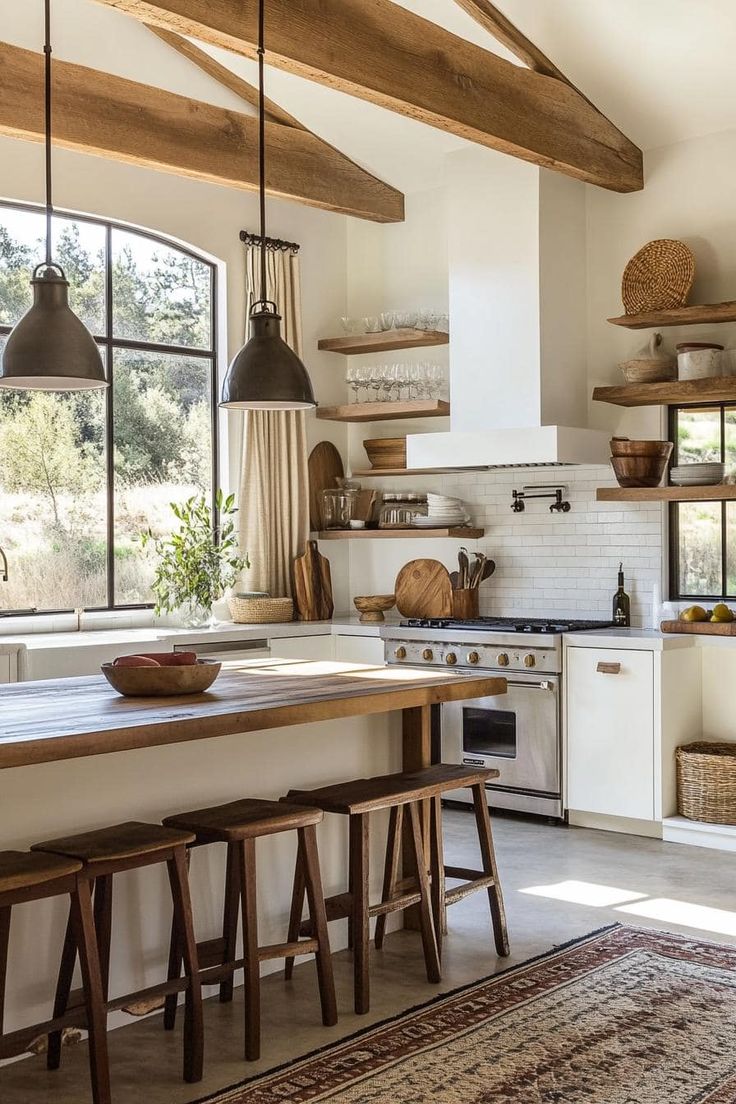 Charming Elements to Perfect Your Country Kitchen Style