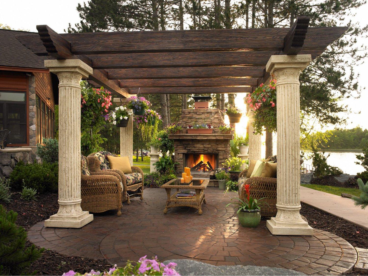 Build a rustic⁢ gazebo for shade and shelter in your picturesque‌ backyard ‍design