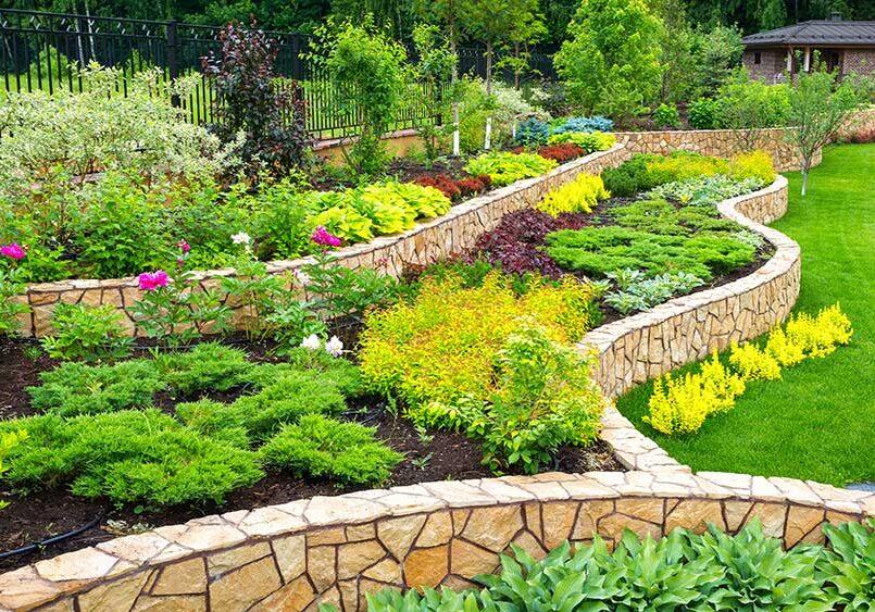 Employ sustainable landscaping techniques for an eco-friendly modern backyard