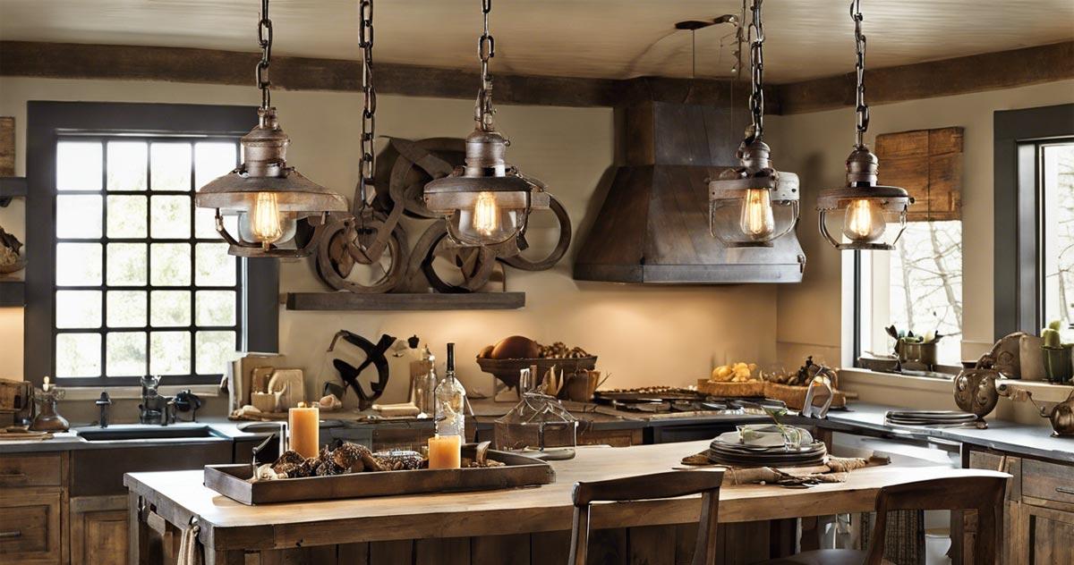 Farmhouse-style pendant ‍lights to illuminate ‍and enhance the cozy atmosphere