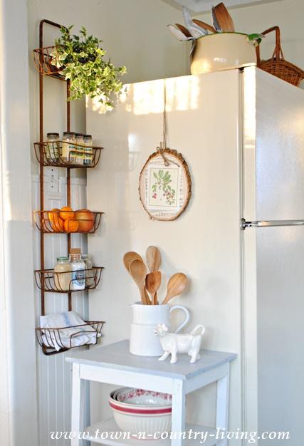 Basket storage solutions keep a ⁢country kitchen organized and ‍stylish