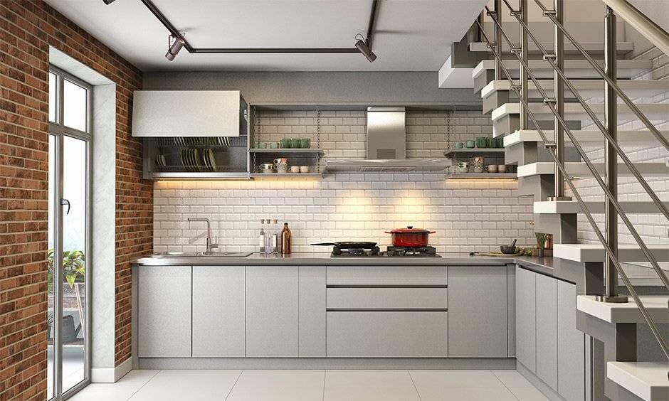 Choose compact, modular appliances for your Under Stairs Kitchen layout