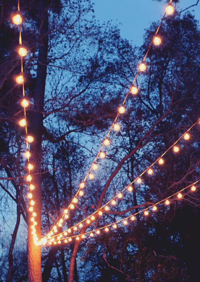 Hang ⁣fairy lights to transform your ‌backyard into a magical evening ⁢escape