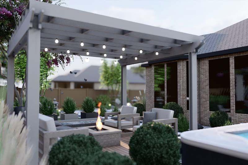 Construct a pergola to provide shade and style in your backyard design