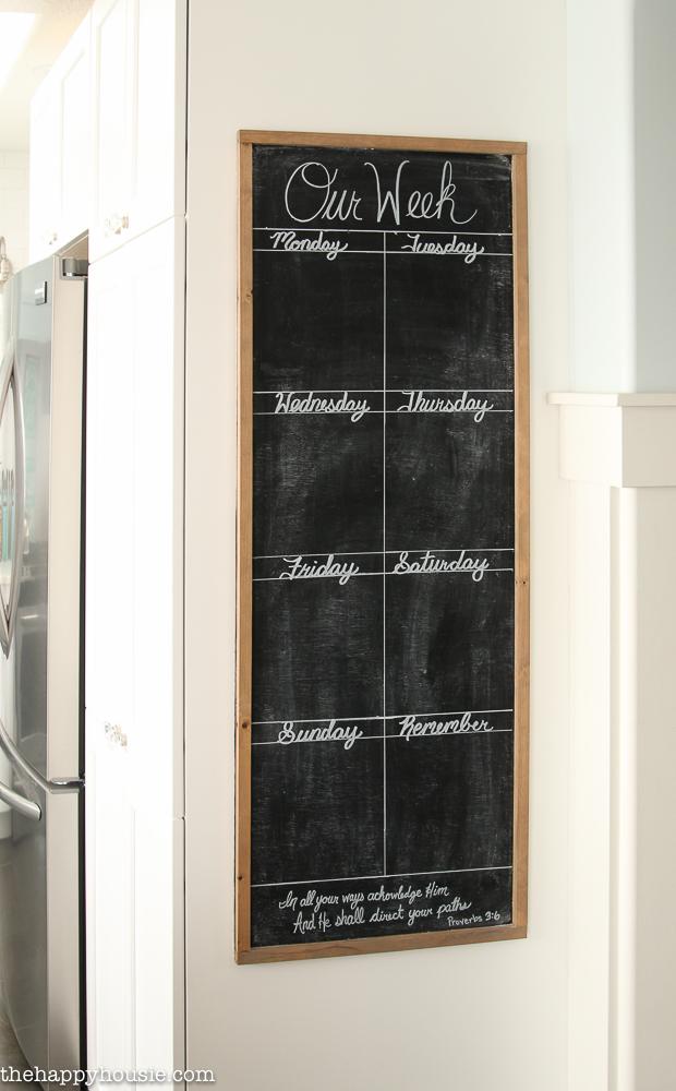 Chalkboard walls for ⁤easy ​organization⁤ and to write down favorite recipes in style