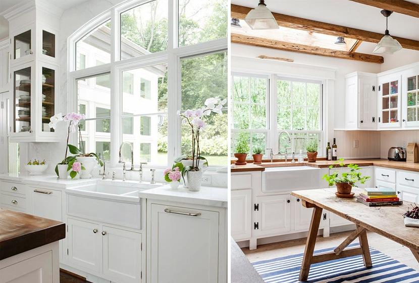 Plenty of natural light brightens ⁣your farmhouse ​kitchen beautifully