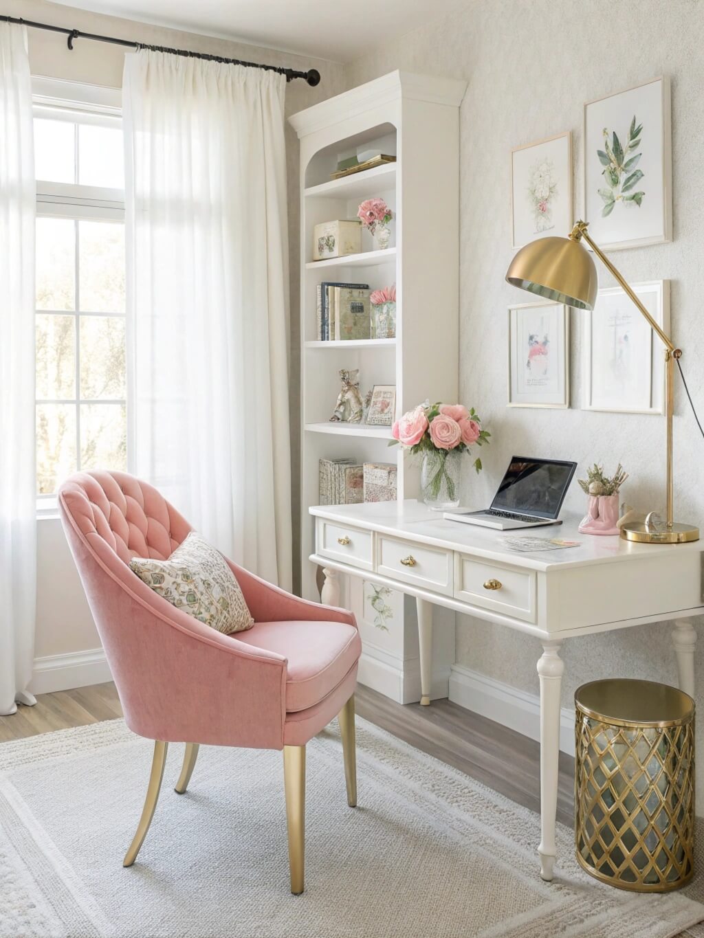 30 Inspiring Feminine Home Office Designs That Will Transform Your Space!