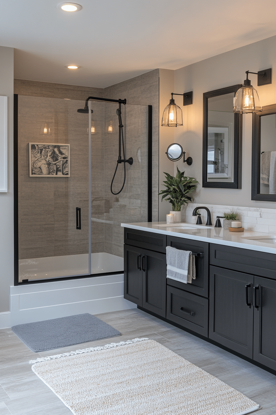 Bathroom in industrial style