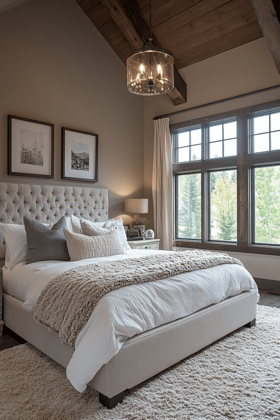 Bedroom in soft neutral tones