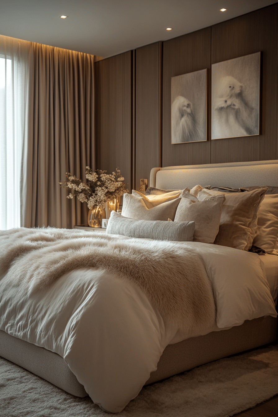 Bedroom in soft neutral tones