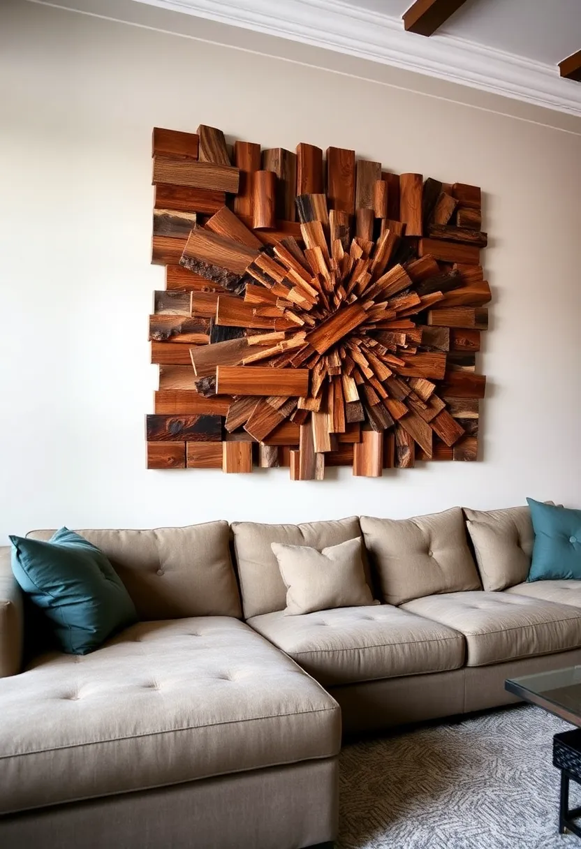 17 Inspirational ideas for the inclusion of recycling material -living culture in your living space -3rd reclaimed wooden art back up recently requested