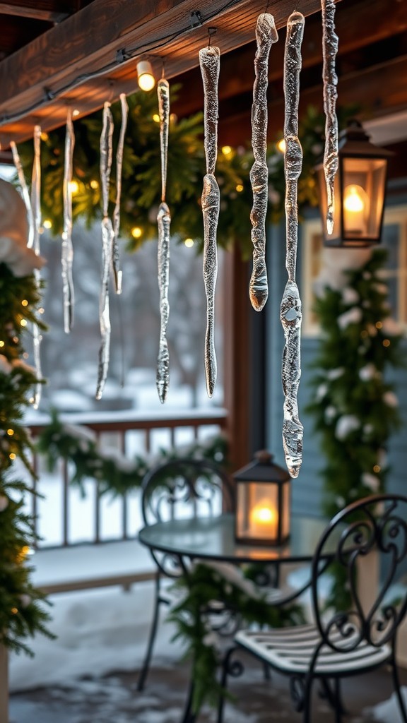 Icicle ornaments